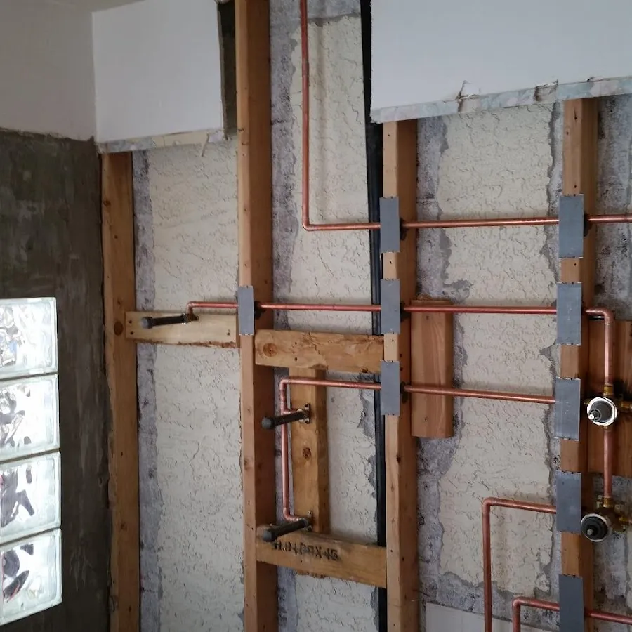 Copper pipe installation for Burst Pipe Repair in San Marino